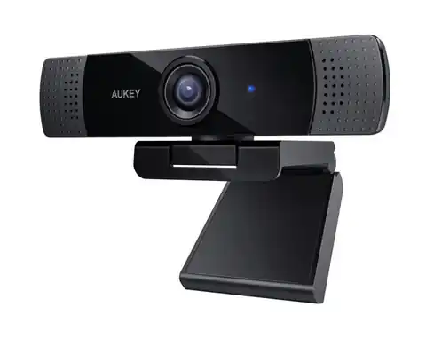 ⁨AUKEY PC-LM1E Webcam 2 MP 1920 x 1080 Pixel USB Schwarz⁩ im Wasserman.eu