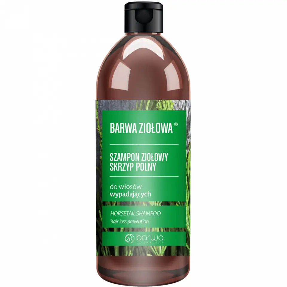 ⁨Barwa Ziołowa Szampon do włosów Skrzyp Polny - włosy wypadające 480ml⁩ w sklepie Wasserman.eu