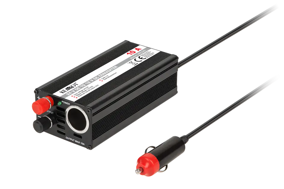 KEMOT 24V/12V 10A converter at Wasserman.eu