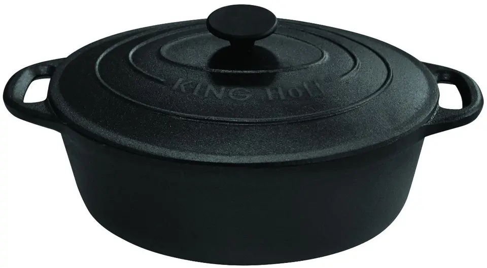 ⁨CAST IRON PAN 33cm 6,2L KINGHOFF KH-1111⁩ at Wasserman.eu