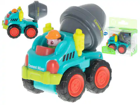 ⁨Samochód dla dzieci auto budowlane zabawka dla dwulatka betoniarka HOLA⁩ w sklepie Wasserman.eu