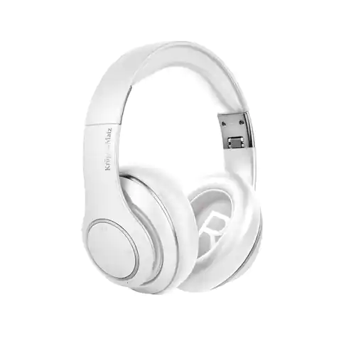 ⁨Bezprzewodowe słuchawki nauszne Kruger&Matz model Street 3 Wireless, kolor biały⁩ w sklepie Wasserman.eu