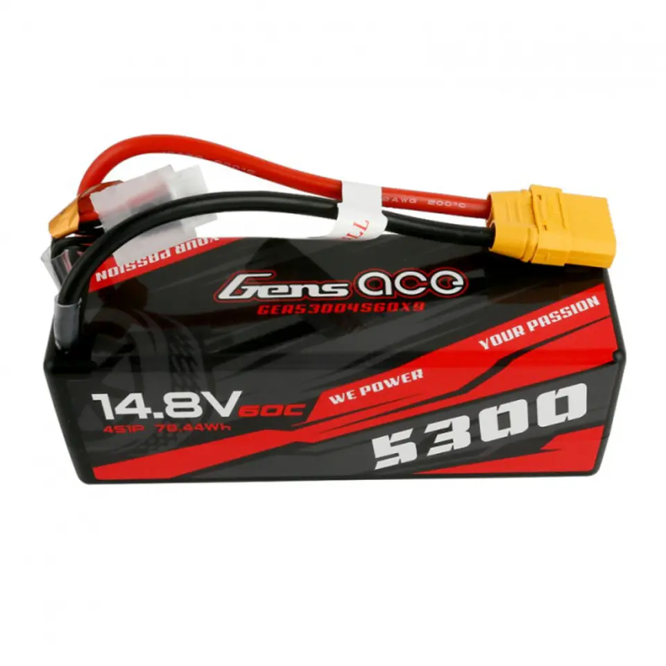 5300mAh 14.8V 60C HardCase Gens Ace im Wasserman.eu