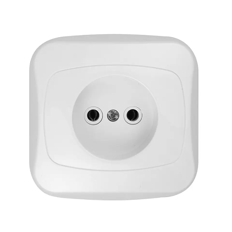 ⁨ADVANTAGE SINGLE SOCKET P/T B/U WHITE⁩ at Wasserman.eu