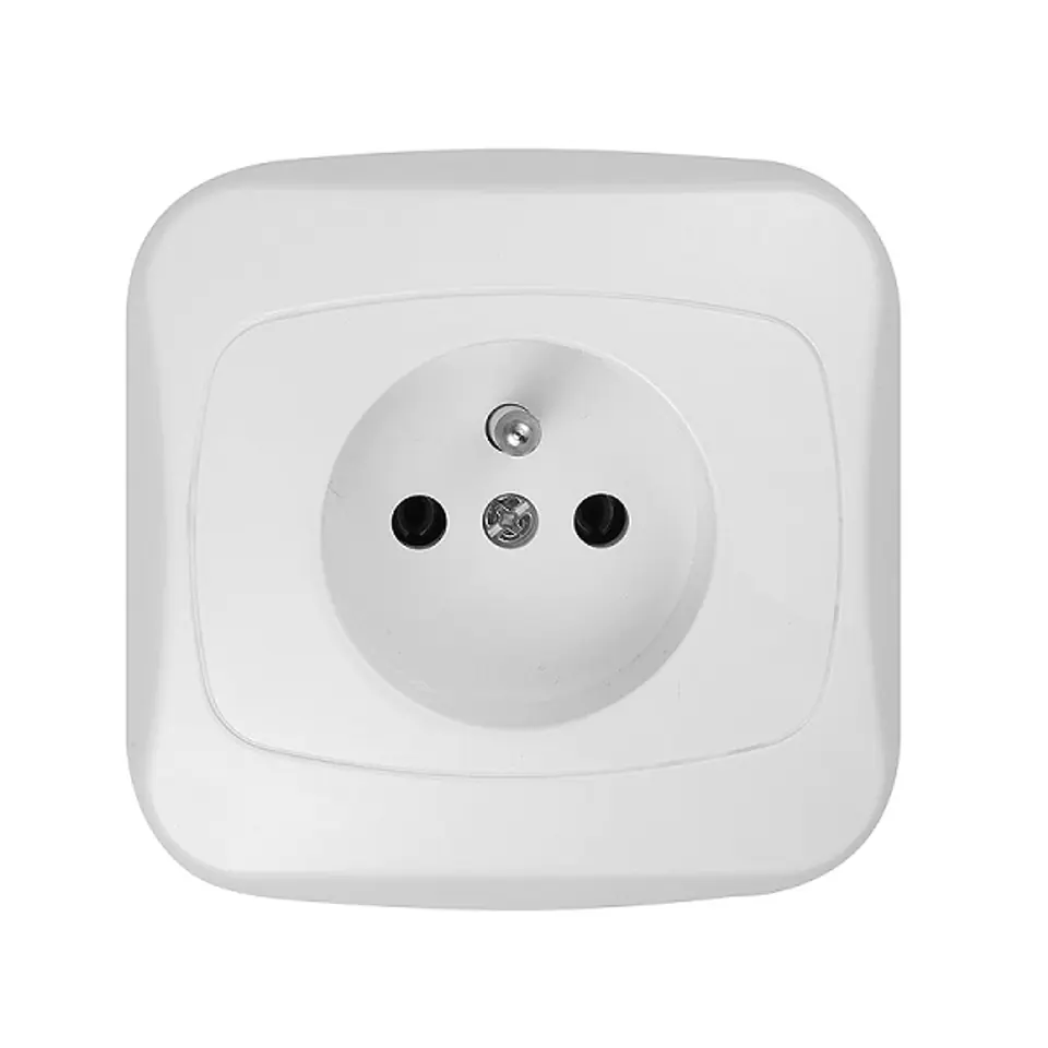 ⁨ADVANTAGE SINGLE SOCKET P/T Z/U WHITE⁩ at Wasserman.eu