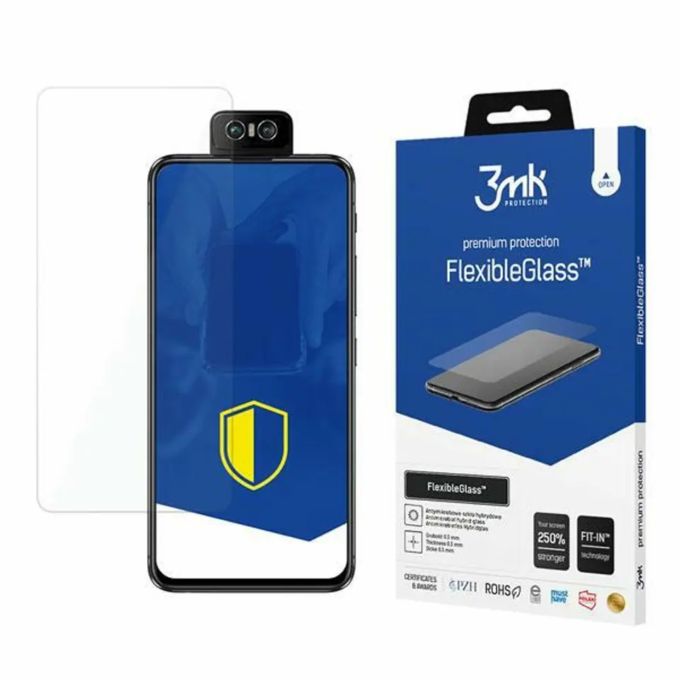 ⁨3MK FlexibleGlass Asus Zenfone 6 Szkło Hybrydowe⁩ w sklepie Wasserman.eu