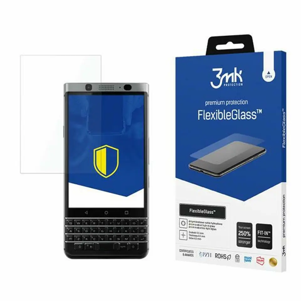 ⁨3MK FlexibleGlass Blackberry KeyOne Szkło Hybrydowe⁩ w sklepie Wasserman.eu