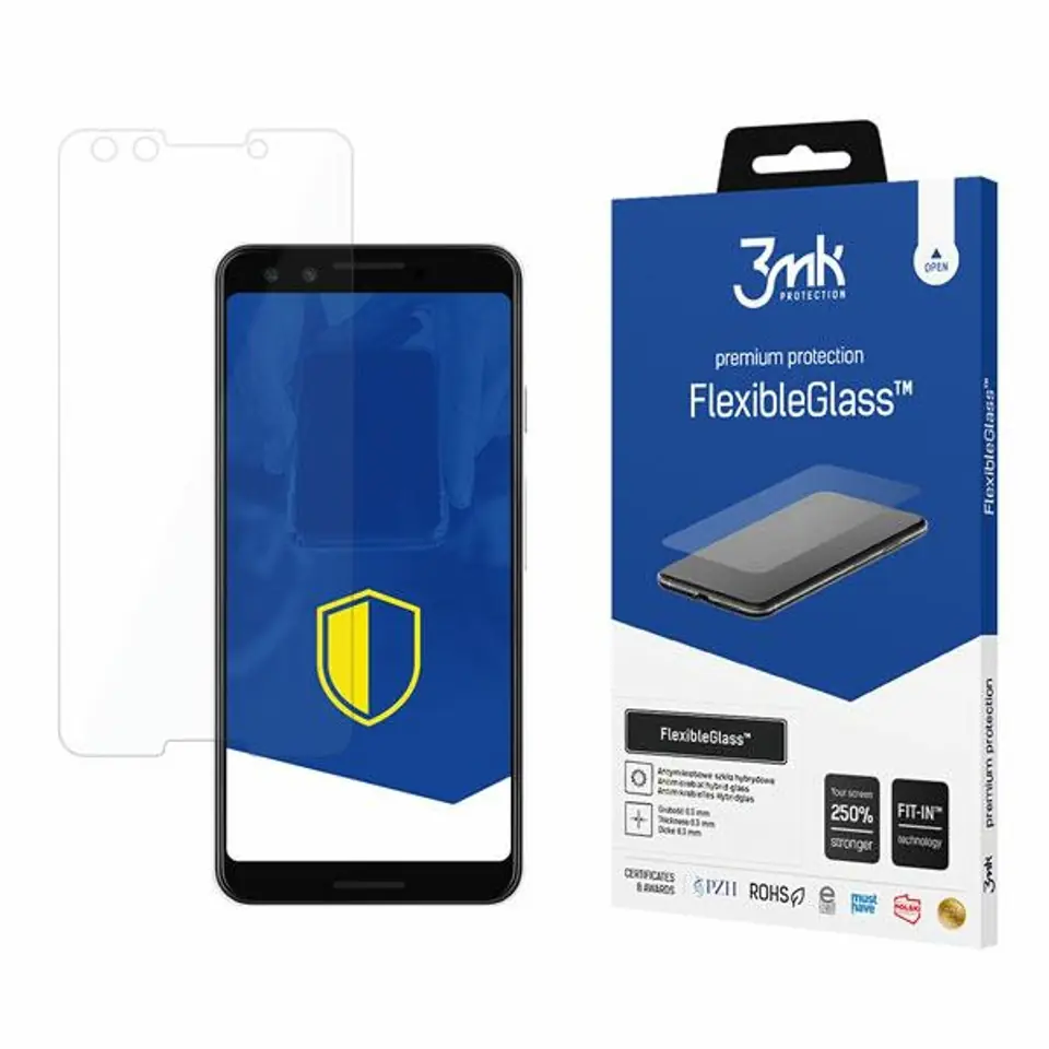 ⁨3MK FlexibleGlass Google Pixel 3 Szkło Hybrydowe⁩ w sklepie Wasserman.eu