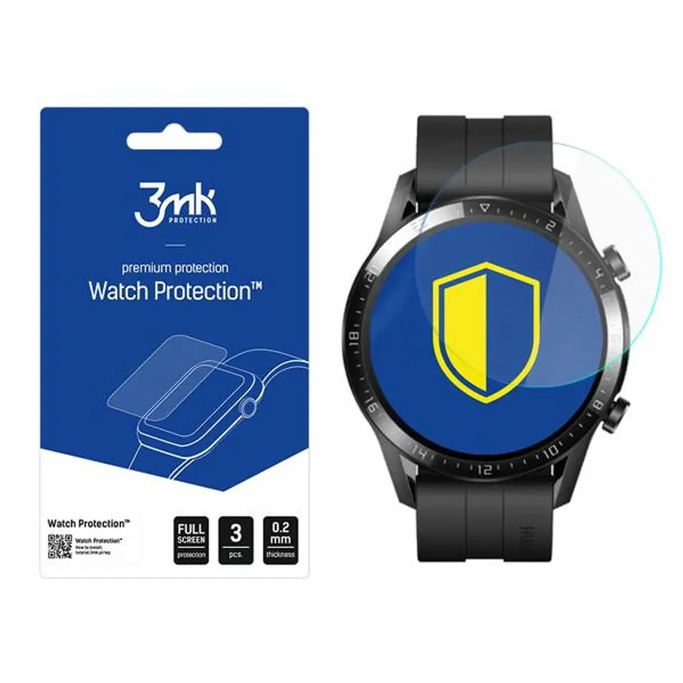 ⁨3MK FlexibleGlass Huawei Watch GT 2 46mm LTN-B19 Hybrid Glass⁩ at Wasserman.eu