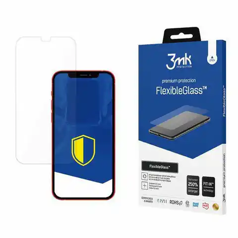 ⁨3MK FlexibleGlass iPhone 12/12 Pro 6,1" Szkło Hybrydowe⁩ w sklepie Wasserman.eu