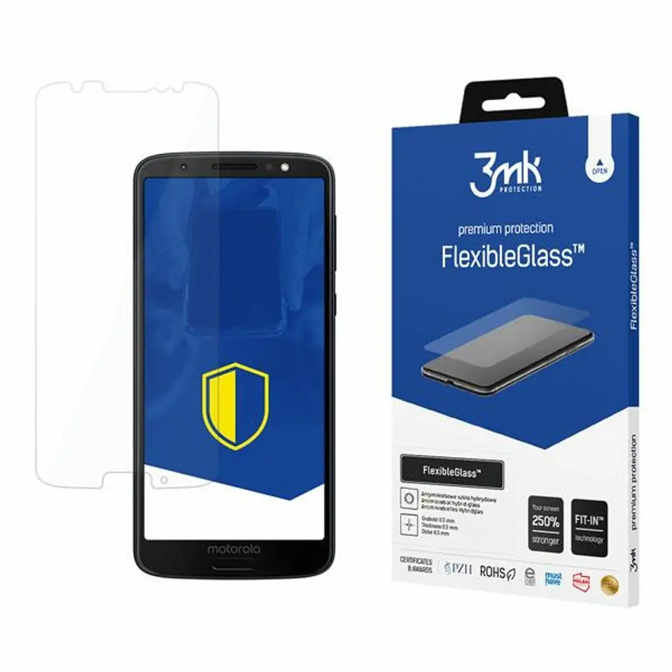 ⁨3MK FlexibleGlass Motorola Moto G6 Hybrid Glass⁩ at Wasserman.eu