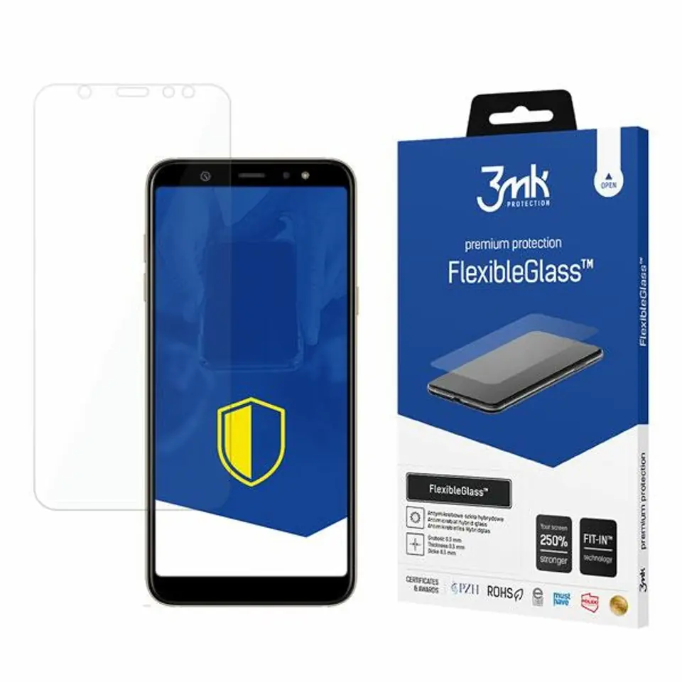 ⁨3MK FlexibleGlass Sam A605 A6 Plus 2018 Hybrid Glass⁩ at Wasserman.eu