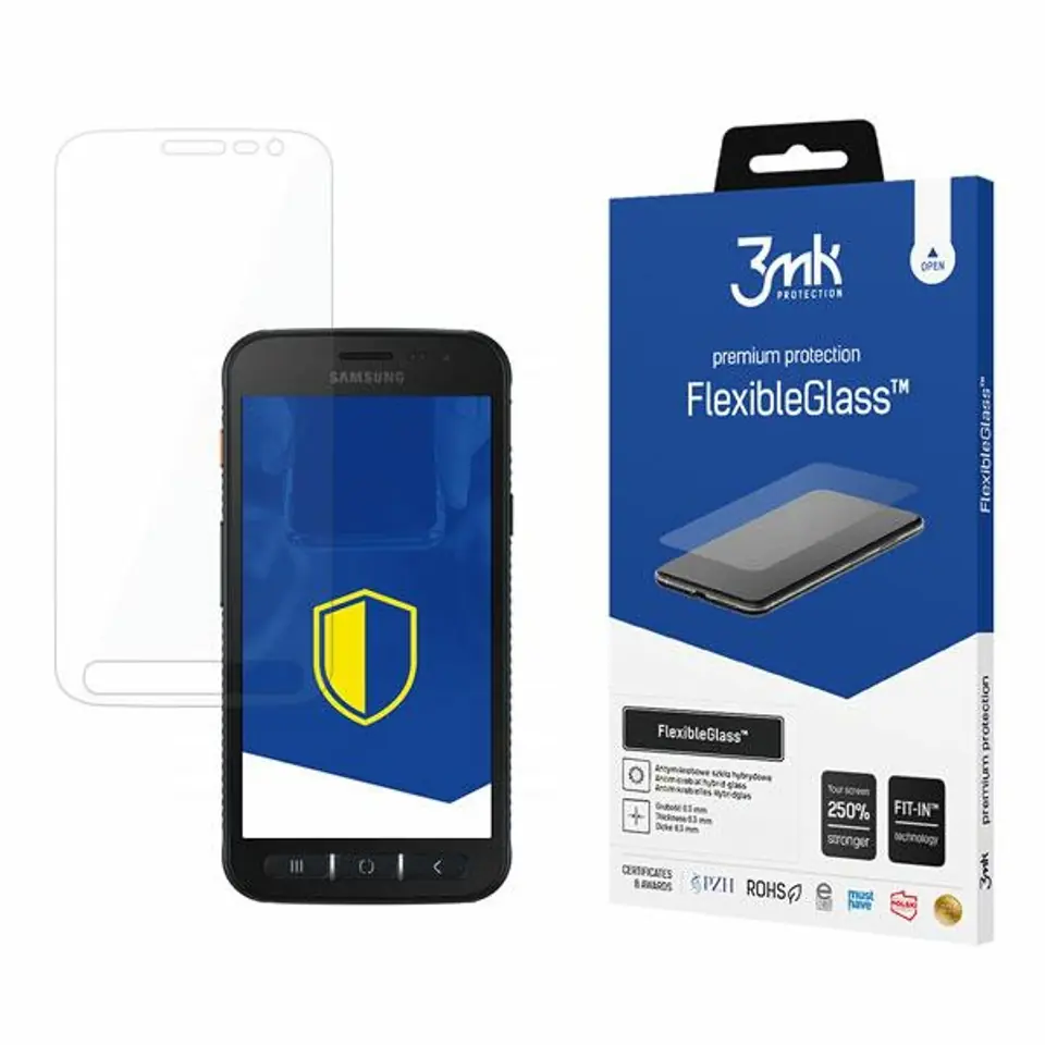 ⁨3MK FlexibleGlass Sam G398F Xcover 4s Hybrid Glass⁩ at Wasserman.eu