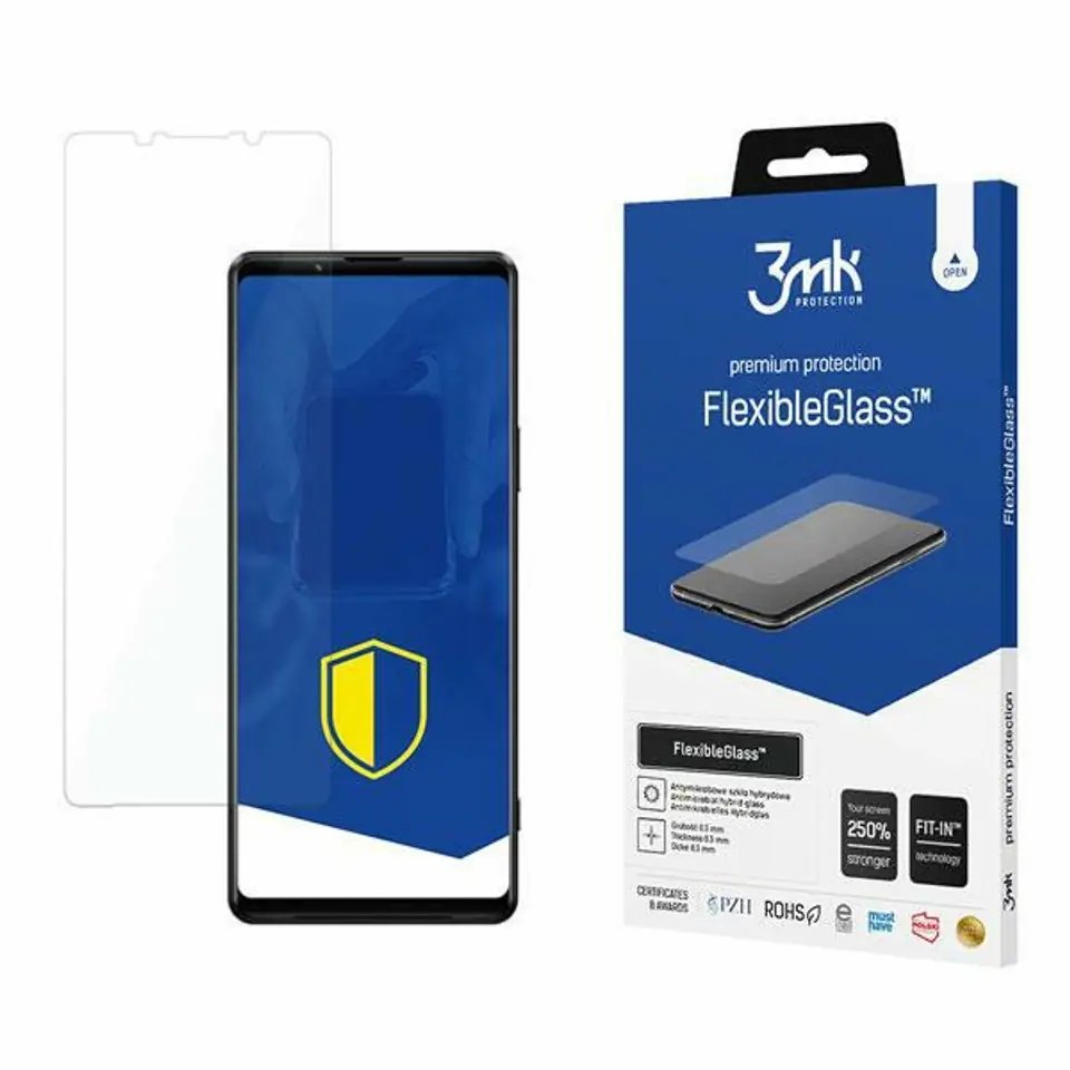 ⁨3MK FlexibleGlass Sony Xperia 1 Szkło Hybrydowe⁩ w sklepie Wasserman.eu