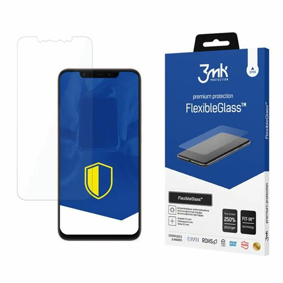 ⁨3MK FlexibleGlass Xiaomi Mi 8 Global Szkło Hybrydowe⁩ w sklepie Wasserman.eu