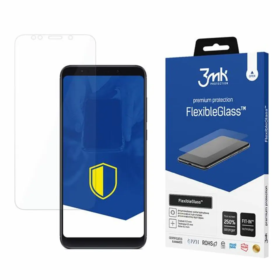 ⁨3MK FlexibleGlass Xiaomi Redmi 5 Plus Szkło Hybrydowe⁩ w sklepie Wasserman.eu