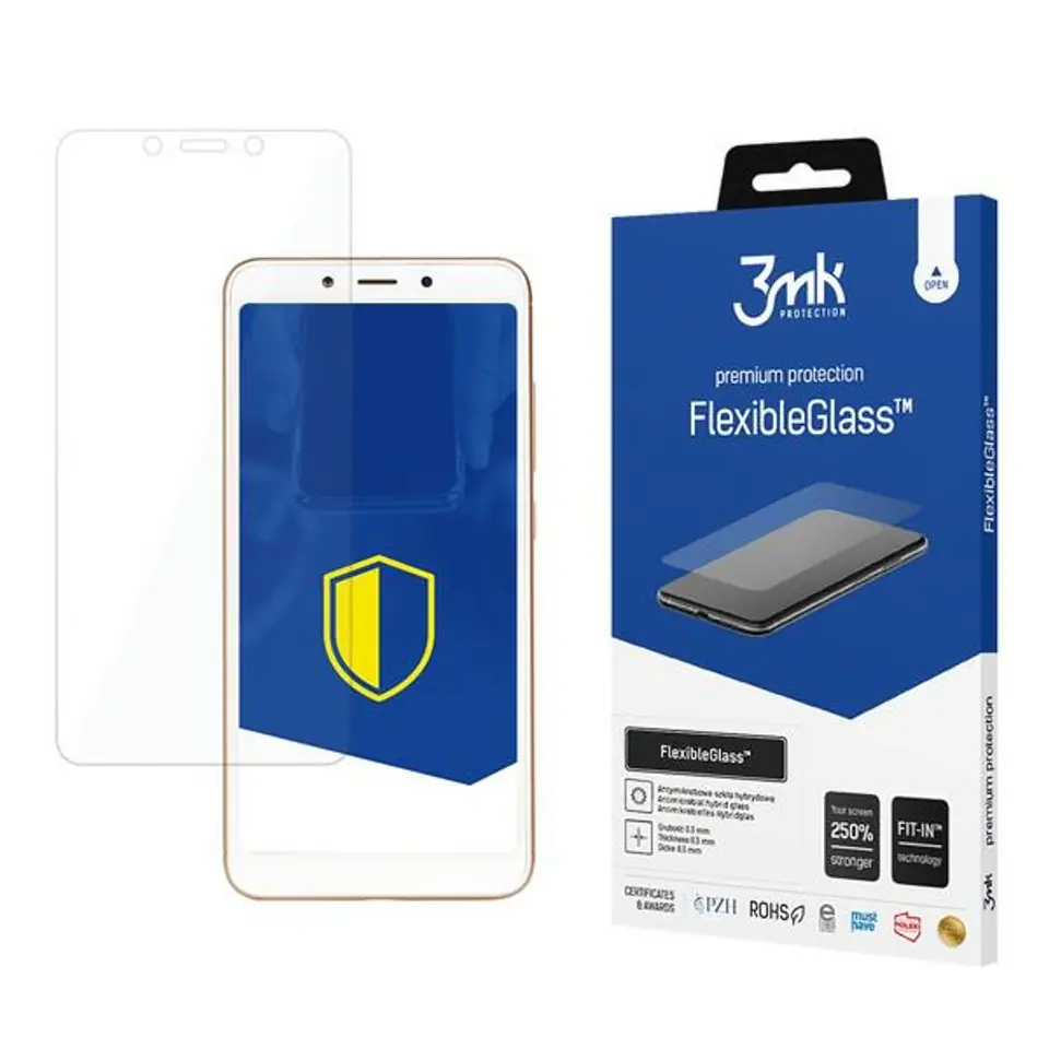 ⁨3MK FlexibleGlass Xiaomi Redmi 6A GlobalSzkło Hybrydowe⁩ w sklepie Wasserman.eu
