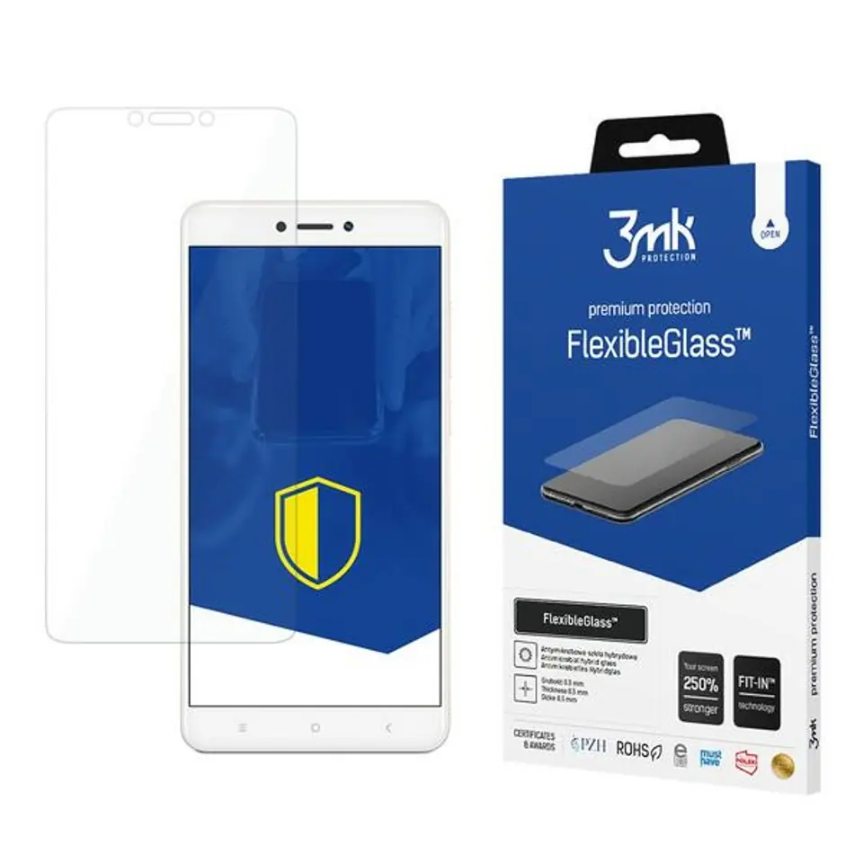 ⁨3MK FlexibleGlass Xiaomi Redmi Note 4X Szkło Hybrydowe⁩ w sklepie Wasserman.eu