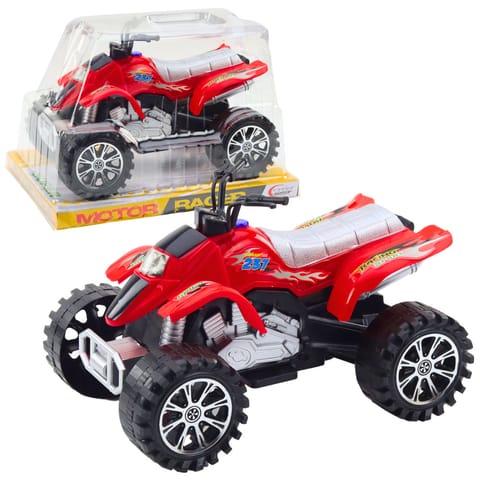 ⁨Quad Terenowy Z Napędem Bieżnikowane Koła Czerwony⁩ w sklepie Wasserman.eu