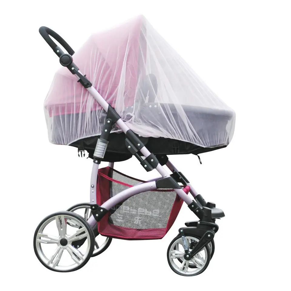 ⁨Elastic mosquito net for stroller 140cm⁩ at Wasserman.eu