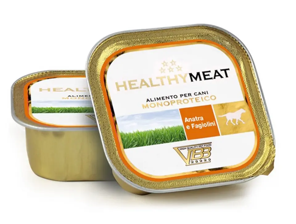 ⁨Healthy Meat Pies Mono Kaczka i zielona fasolka tacka 150g⁩ w sklepie Wasserman.eu