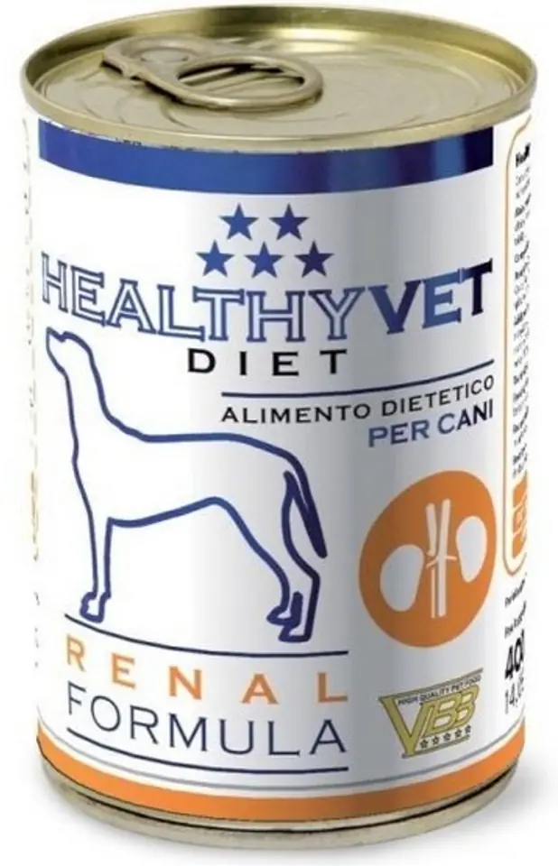 ⁨Healthy Vet Diet Pies Renal Formula puszka 400g⁩ w sklepie Wasserman.eu