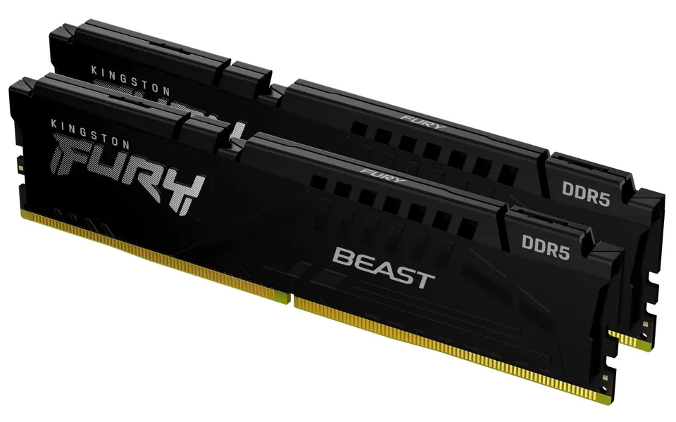 ⁨Pamięć DDR5 Fury Beast 64GB(2*32GB)/6400 CL32 EXPO czarna⁩ w sklepie Wasserman.eu