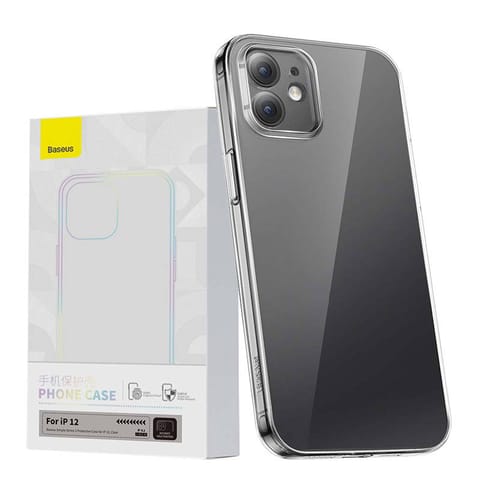 ⁨Przeźroczyste Etui Baseus Simple do iPhone 12⁩ w sklepie Wasserman.eu
