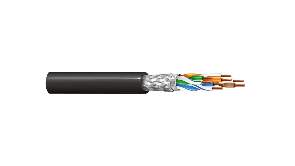 ⁨Industrial ICT cable SF/UTP cat.5e 4x2x24AWG wire FRNC BL-74001NH.01500 /drum/⁩ at Wasserman.eu