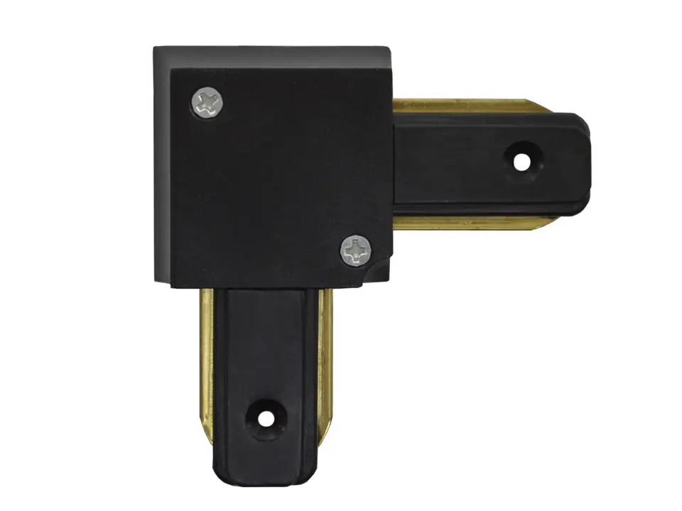 ⁨Fastener for single phase rails corner 90 degrees black 230v⁩ at Wasserman.eu