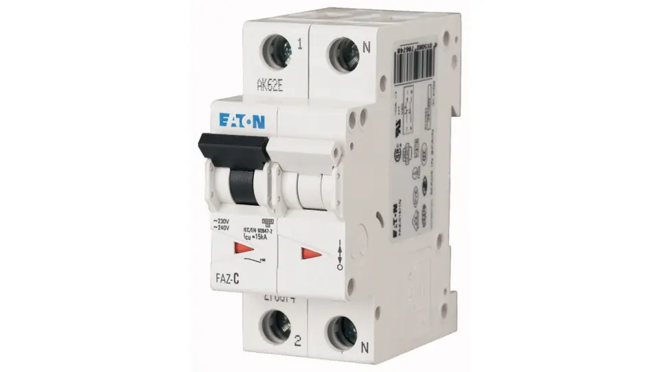 ⁨Circuit breaker 1P+N C 4A 15kA AC PHASE C4/1N 278666⁩ at Wasserman.eu