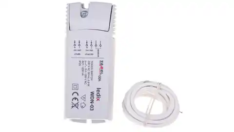 ⁨Wyłącznik dotykowy 230V AC 300W do dotykowego załączania/wyłączania oświetlenia WDN-03 LDX10000053⁩ w sklepie Wasserman.eu