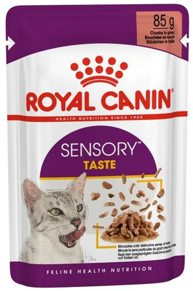 ⁨Royal Canin Sensory Taste in sauce wet food for adult cats sachet 85g⁩ at Wasserman.eu