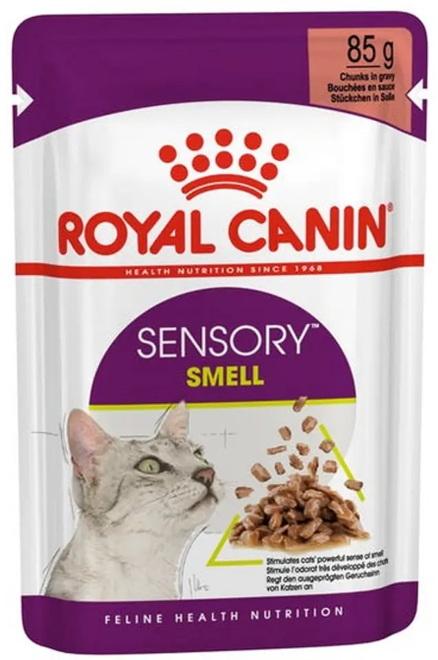 ⁨Royal Canin Sensory Smell in sauce wet food for adult cats sachet 85g⁩ at Wasserman.eu