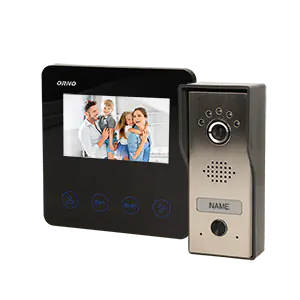 ⁨Video door phone set, headphoneless, colour, LCD 4.3", black, DUX⁩ at Wasserman.eu