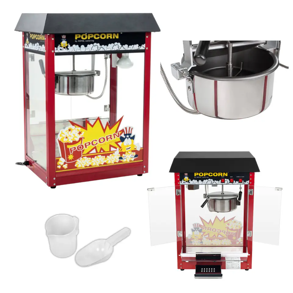 ⁨Bar Popcorn Machine With Black Visor⁩ at Wasserman.eu