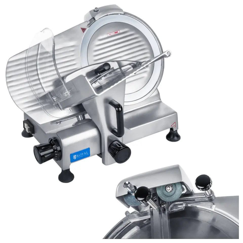 Electric slicer for shop cold cuts and cheese PRO 250mm at Wasserman.eu