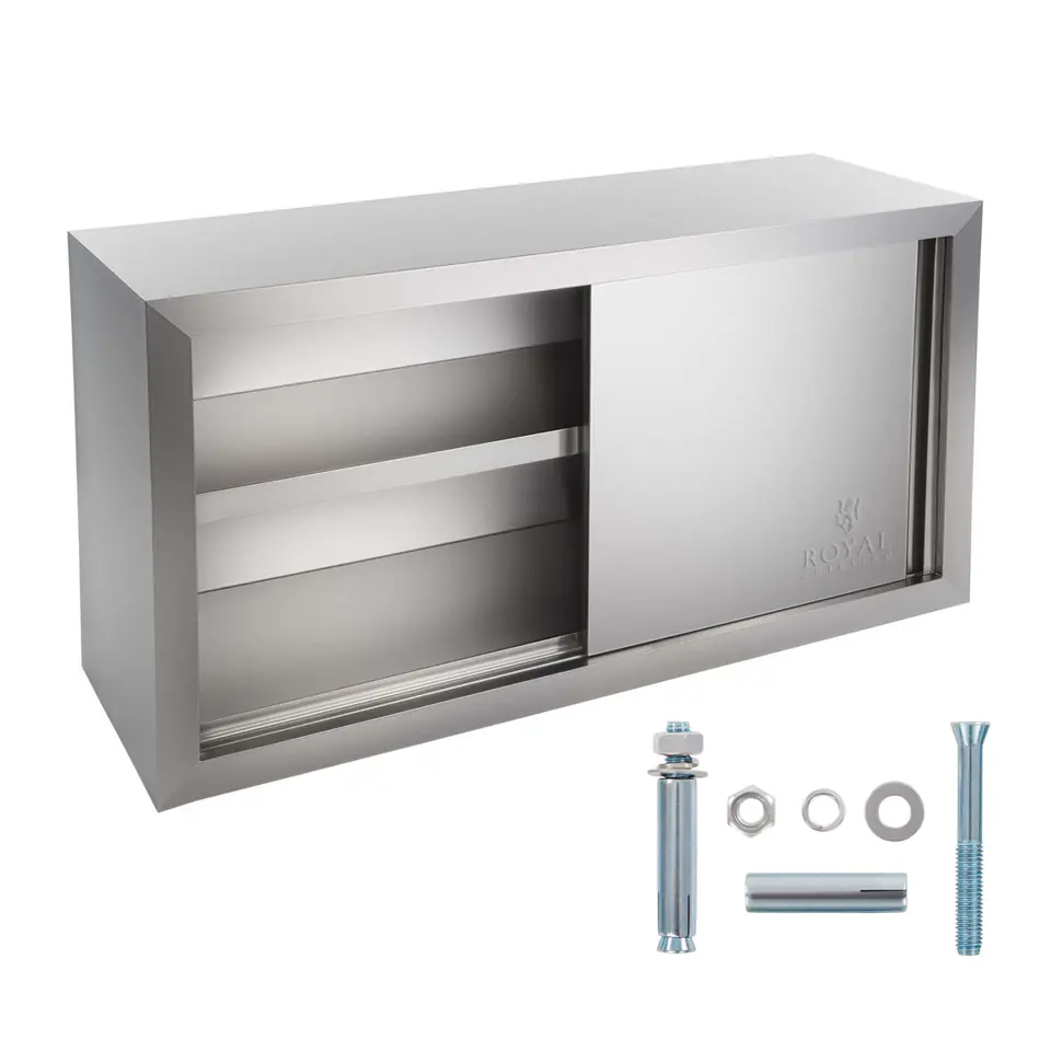 ⁨Steel wall cabinet with sliding door width 120cm⁩ at Wasserman.eu