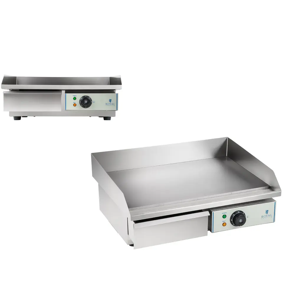 ⁨Grill elektryczny z wysokim rantem szer. 55cm⁩ w sklepie Wasserman.eu