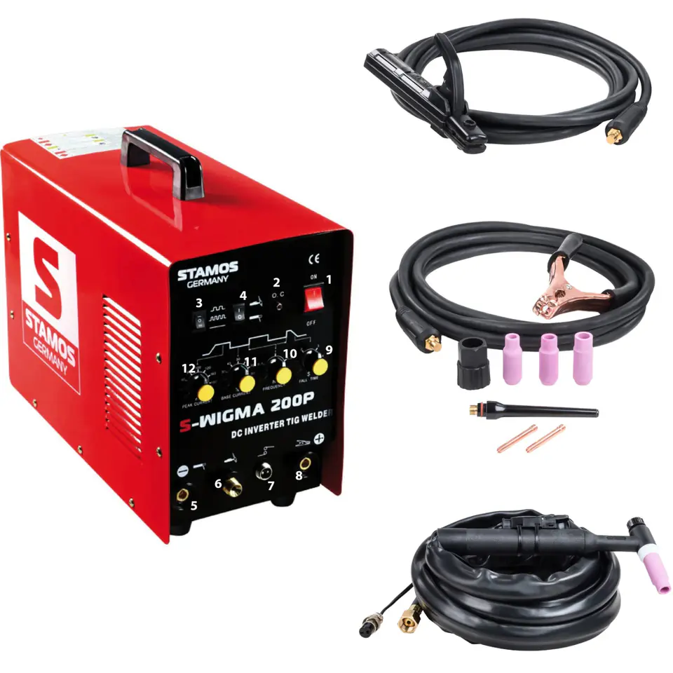 Spawarka Stamos Germany S-WIGMA 200P 200A w sklepie Wasserman.eu