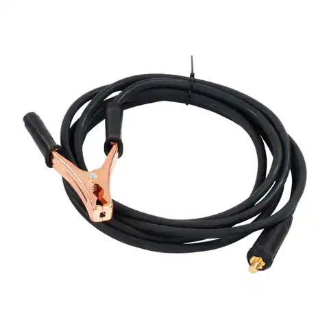 ⁨Ground cable with clamp for welding machines and plasma cutters 4m long⁩ at Wasserman.eu
