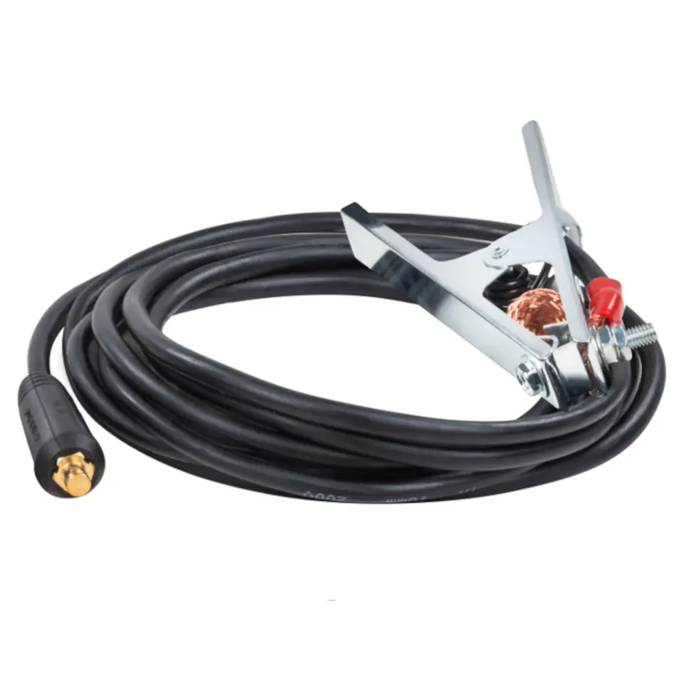 ⁨Ground cable with clamp for plasma cutters and welding machines 200A⁩ at Wasserman.eu