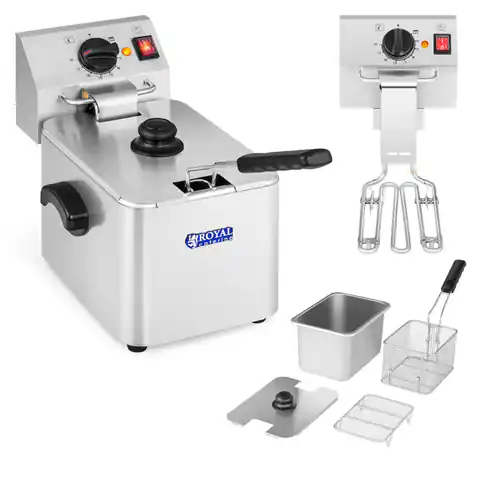 ⁨Single electric fryer with thermostat EGO 4L⁩ at Wasserman.eu
