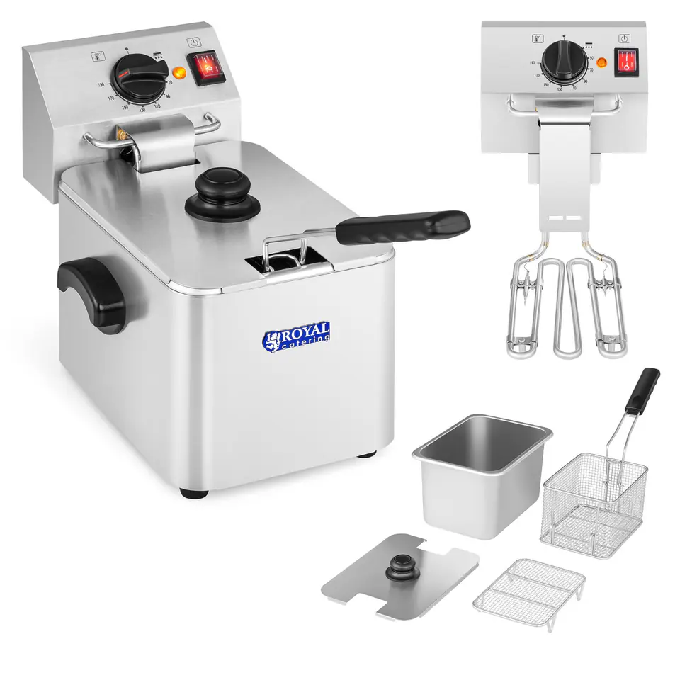 ⁨Single electric fryer with thermostat EGO 4L⁩ at Wasserman.eu