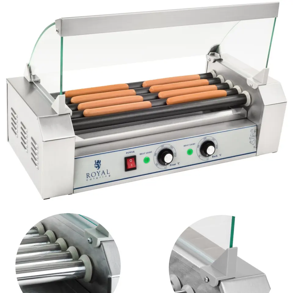 ⁨Roller grill with glass Roller grill with Teflon rolls 5T⁩ at Wasserman.eu