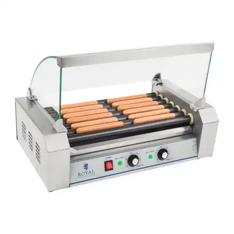 ⁨Roller Grill with Glass Roller Grill with Teflon Rolls 7T⁩ at Wasserman.eu