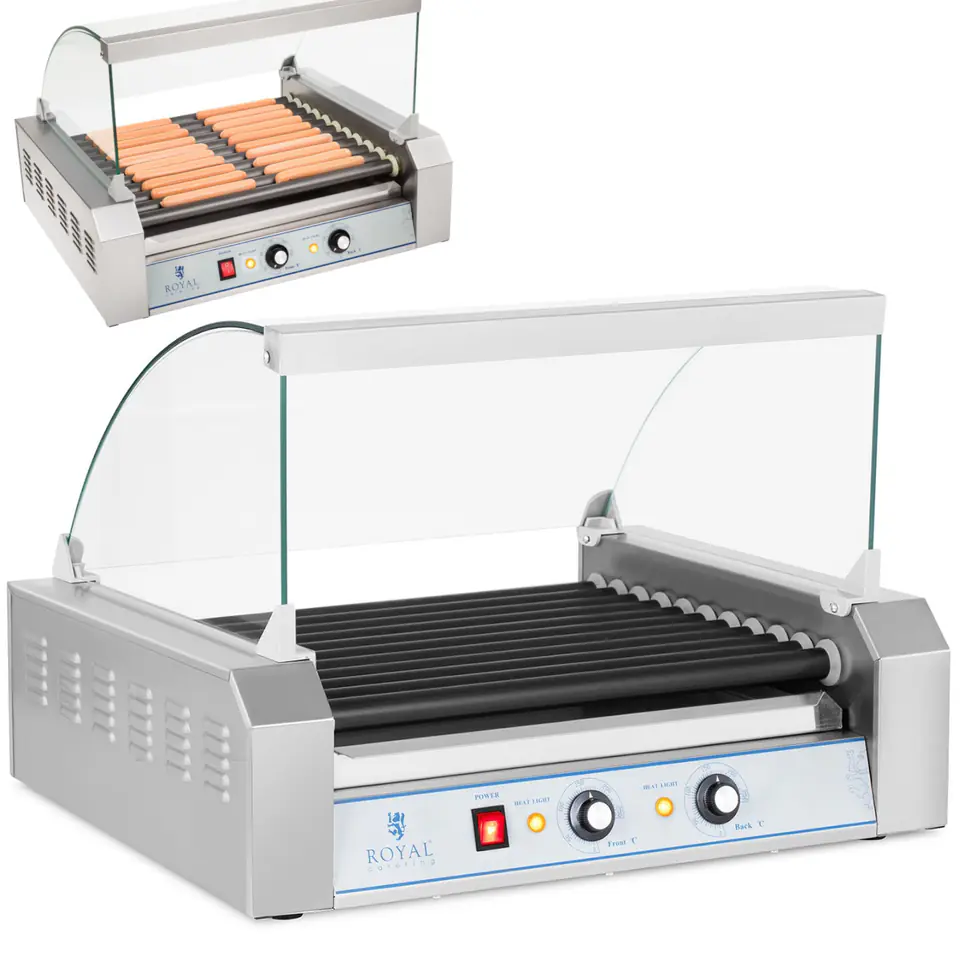 ⁨Roller grill with glass Roller grill with Rollers made of Teflon 11T⁩ at Wasserman.eu