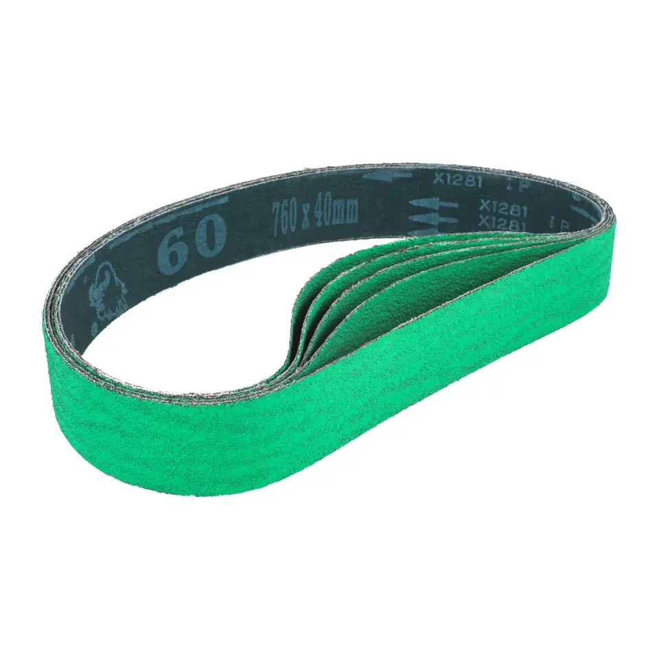 ⁨Tapes abrasive belts endless grinding belts 760x40mm zirconium grit P60 5pcs.⁩ at Wasserman.eu