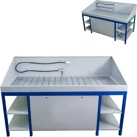 ⁨Myjka warsztatowa stół warsztatowy do mycia części i narzędzi MST 2000⁩ w sklepie Wasserman.eu