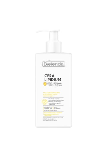 ⁨BIELENDA Cera Lipidium Odbudowa + Ochrona Multiceramidowa emulsja do mycia i demakijażu 300 ml⁩ w sklepie Wasserman.eu